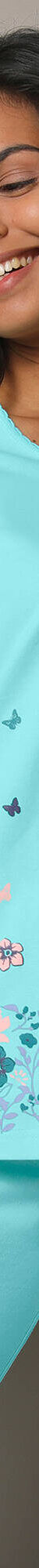 T-shirt base imprimée bucolique - manches longues (aqua) T-shirt base imprimée bucolique - manches longues (aqua)